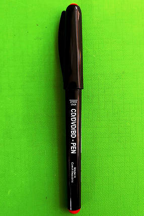 Канц Маркер Centropen 2606 4606 для CD DVD PEN червоний 1мм, фото 1