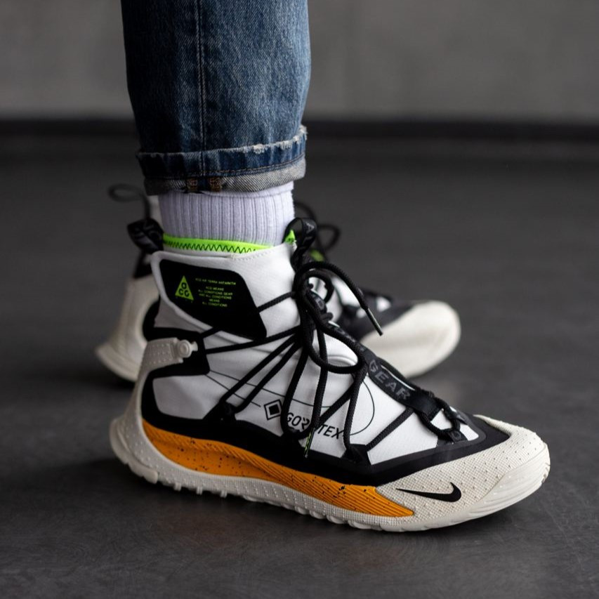 Зимові кросівки Nike ACG Terra Antarktik White теплі осінь-зима високі білі. Фото наживо, фото 1