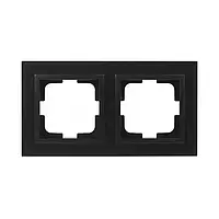 Рамка 2-я Milana GISelt, чорна G-B9220