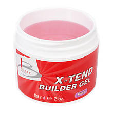 Blaze X-Tend Builder Gel Pink - УФ гель конструюючий прозоро-рожевий середньої щільності 59мл