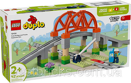 Конструктор Lego Duplo Додатковий набір. Залізничний міст і колії 10426