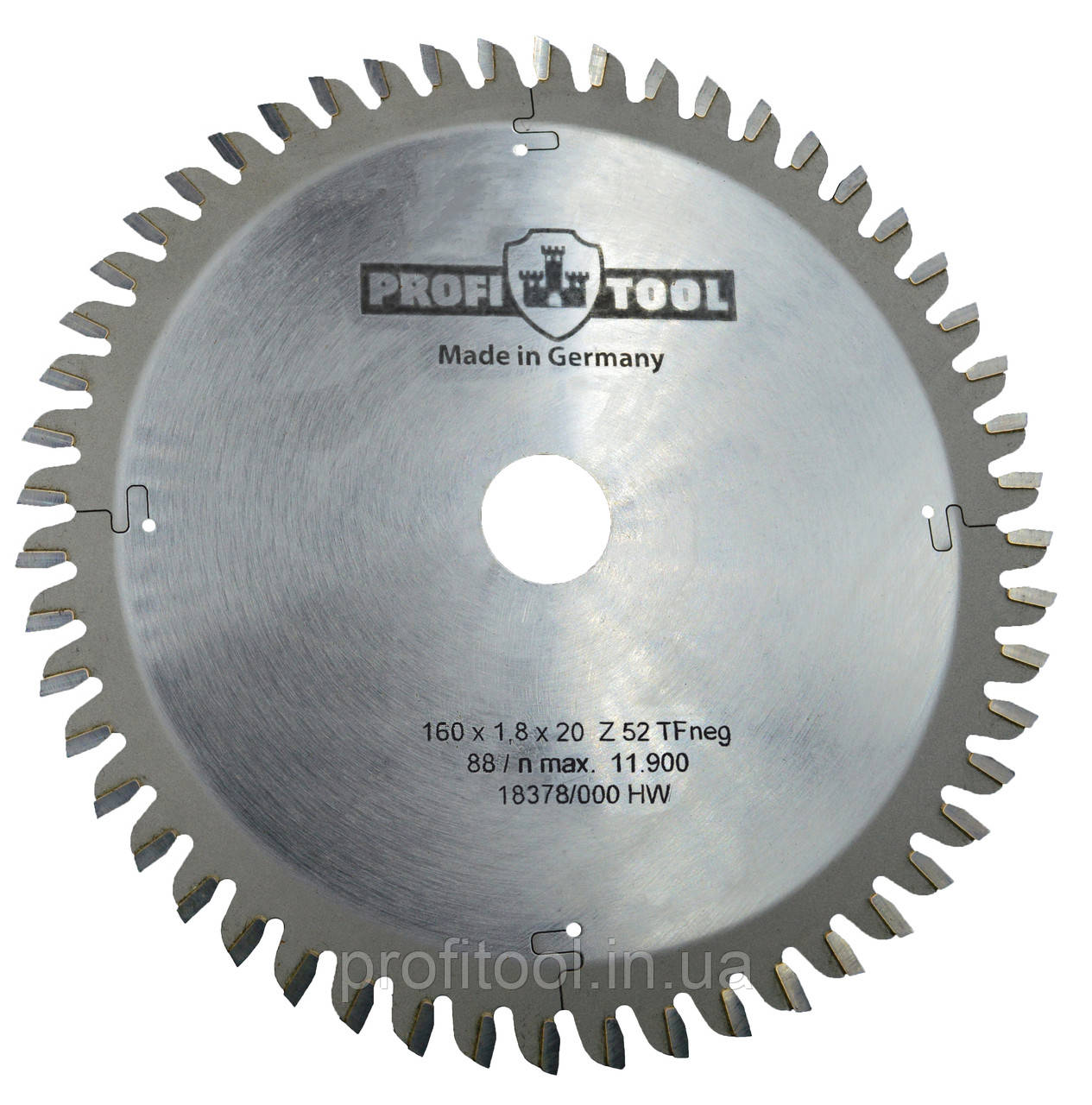 Диск пиляльний PROFITOOL - HW 160х1,8х1,2х20 мм TF52 (2116020), фото 1