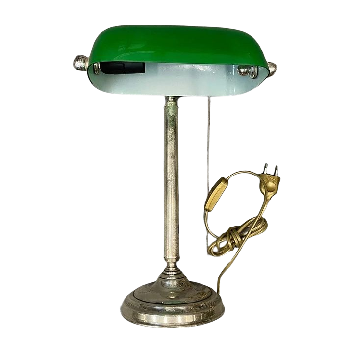 Лампа настільна із срібної латуні 160х270х390 см Stilars Италия 140602