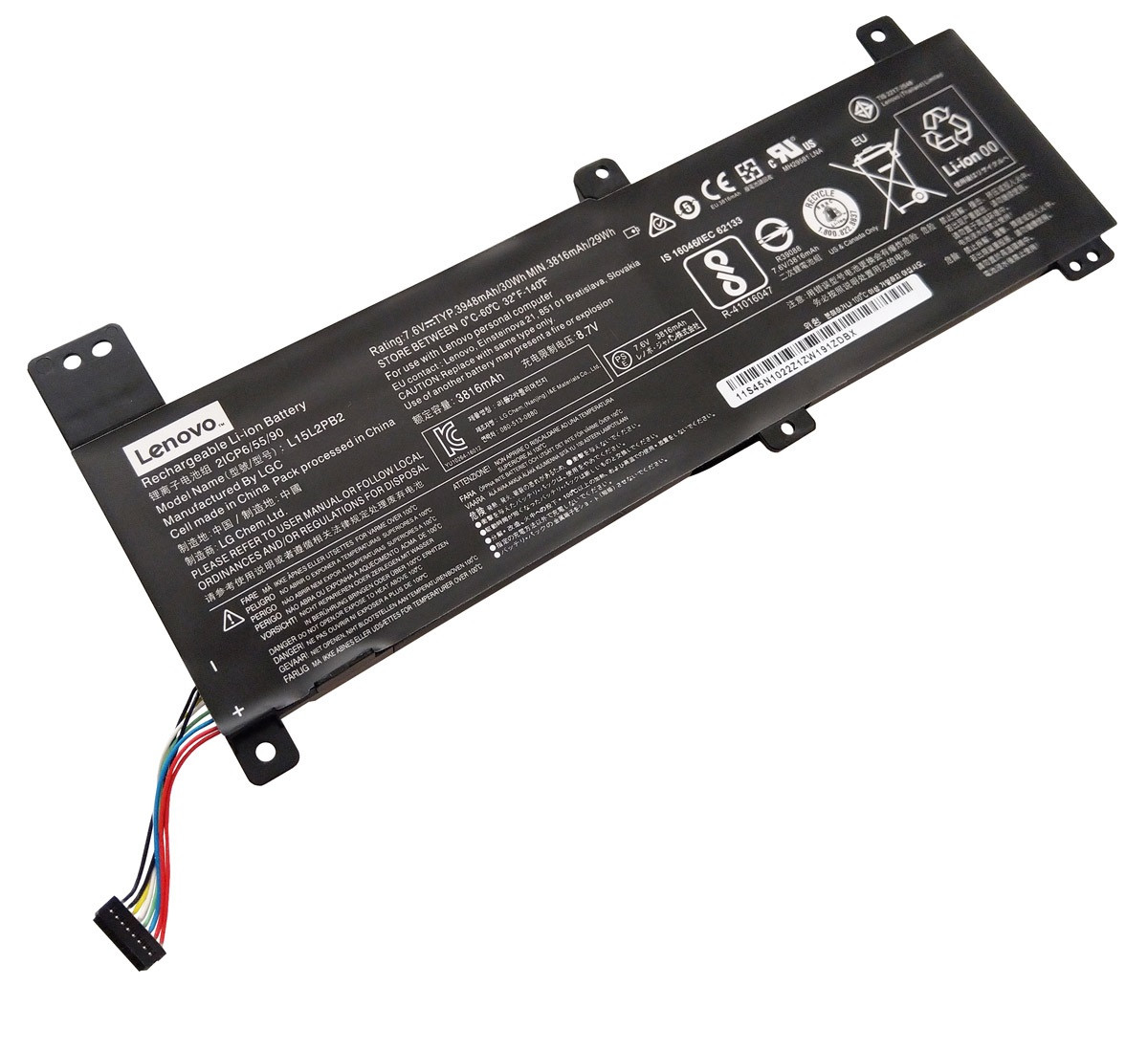 Оригінальна батарея Lenovo ThinkPad T460S (01AV405 11.4 V 26Wh 2130mAh) Акумулятор, АКБ для ноутбука