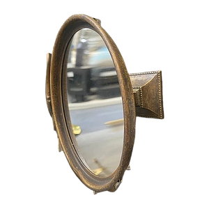 Зекрало із зістареної латуні 8х20 см Stilars Італія 131811