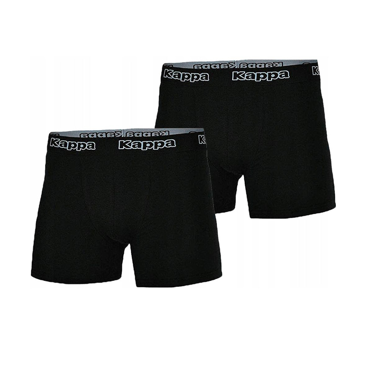 Набір трусів-боксерів чоловічих Kappa Men Boxer Shorts (2 шт.) M Black Anthracite