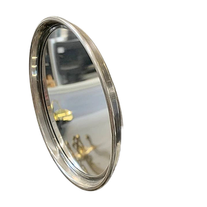 Дзеркало збільшувальне із срібної латуні 8х20 см Stilars Італія 141811