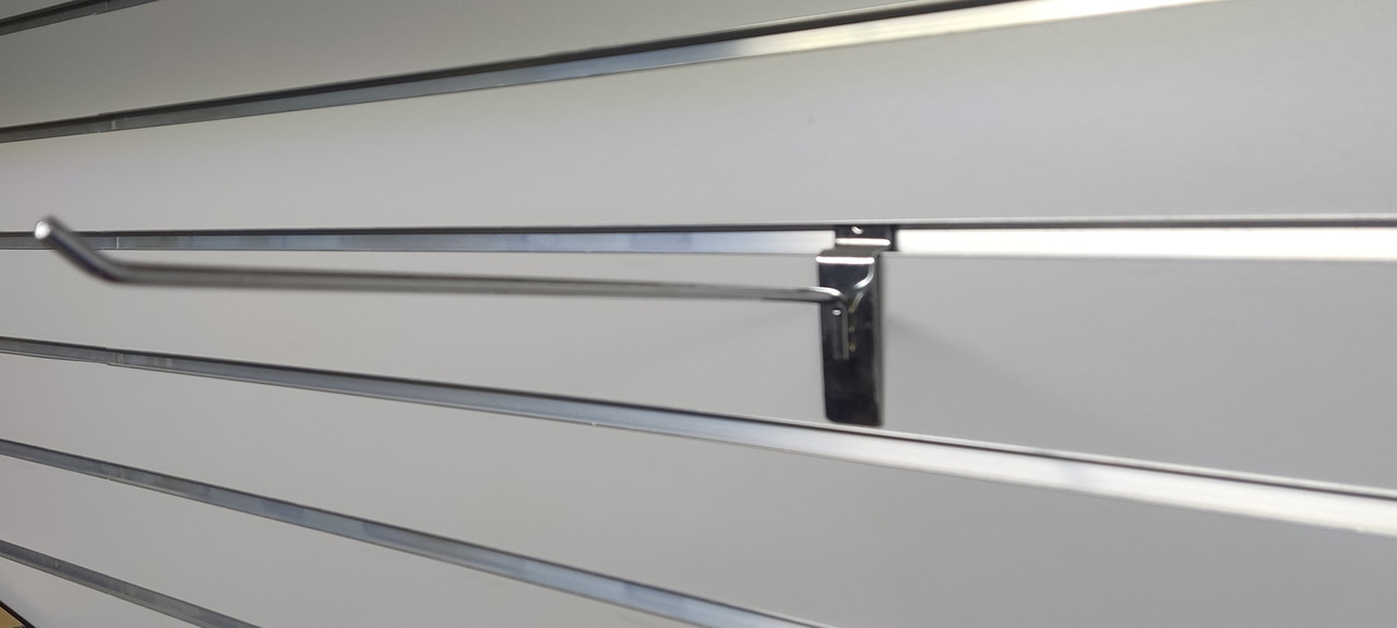 Гачок в економпанель 30 см хром, товщина 5 мм