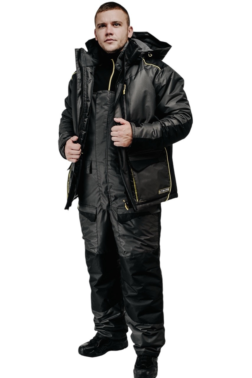 Костюм зимовий чоловічий, зимовий костюм, Костюм Ultimatum Extreme -30°C Yellow Line