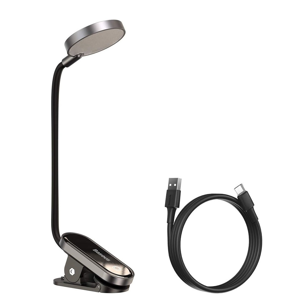 Акумуляторна лампа для книг Baseus Comfort Reading Mini Clip Lamp (DGRAD-0G) з регулюванням яскравості