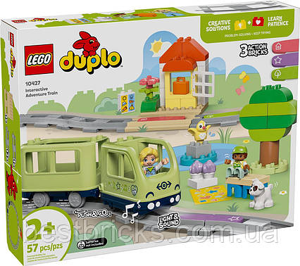 Конструктор Lego Duplo Інтерактивний пригодницький потяг 10427