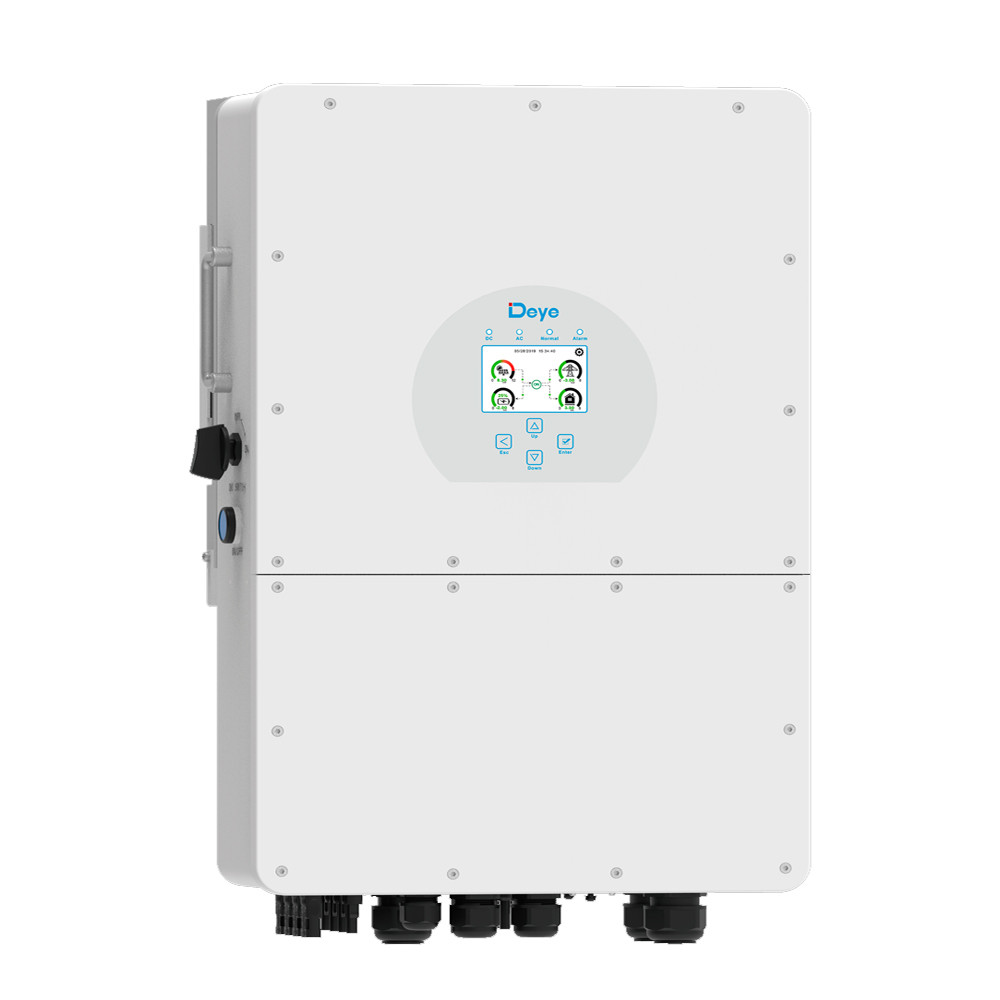 Гібридний інвертор (hybrid) Deye SUN-25K-SG01HP3-EU-AM2 25KW, EU HV, 25кВт, трехфазный, (MPPT 150-850/37A/АКБ