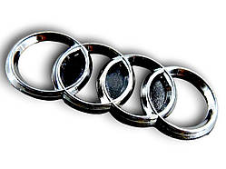 Емблема керма AUDI хром 24х62 мм (на скотчі)