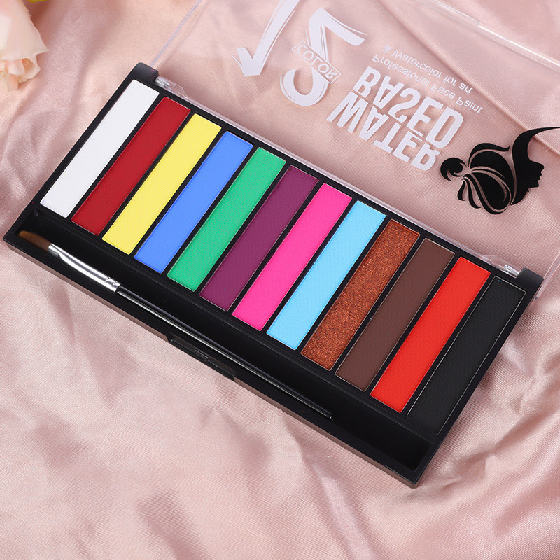 Набір олійних фарб для гриму. 12 яскравих відтінків для обличчя та тіла. Грим масляний для дітей та дорослих, фото 1