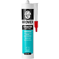 Герметик силіконовий санітарний GROVER S100 білий 300мл