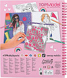 TOP Model розмальовка Colouring Book з двосторонніми блискітками 12977, фото 6