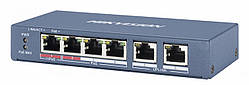 PoE перемикач Hikvision DS-3E0106P-E/M.