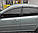 Дефлектори вікон (вітровики) з хромом молдингом Chevrolet Lacetti 2004-2013 (Uncle/Тайвань), фото 5