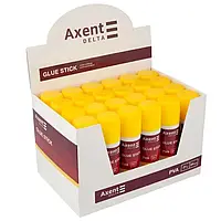 Клей-олівець, 21 г, основа PVA, дисплей, AXENT