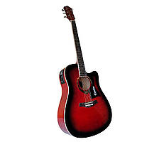 Акустична гітара Equites EQ900C RDS 41 + П'єзодатчик Rose LC-5