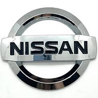 Емблема решітки / багажника Nissan (Хром) 128х108 мм (на скотчі) 934917S000