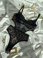 Леопардове боді. Спідня білизна відверта. Сексуальна білизна., фото 2