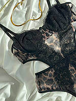 Леопардове боді. Спідня білизна відверта. Сексуальна білизна., фото 4