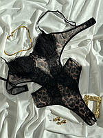 Леопардове боді. Спідня білизна відверта. Сексуальна білизна., фото 8
