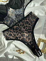 Леопардове боді. Спідня білизна відверта. Сексуальна білизна., фото 9