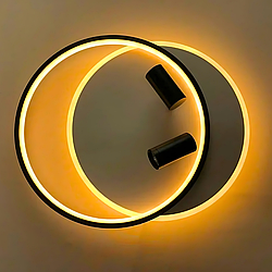 Круглий LED світильник зі спотами GEOMETRIA LUMINARIA 65W до 16 кв.м колір  2R 400/490 WH/BK