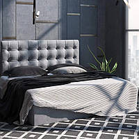 Ліжко Гренадін велюр/шкірзам – м'яке узголів'я, з підйомним механізмом або без ТМ Sentenzo