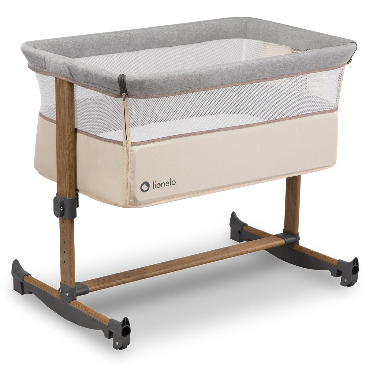 Ліжечко дитяче 3 в 1 Lionelo LEONIE BEIGE SAND, фото 1