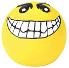 Набір іграшок для собак смайлики з пищалкою 6 см Trixie 4 шт/уп (латекс), фото 3