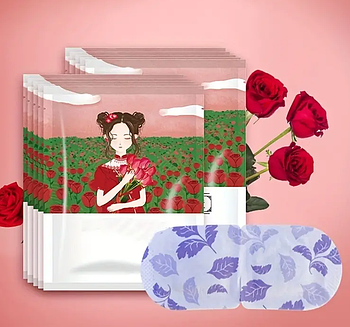 Зігрівальна парова маска для очей, Троянда