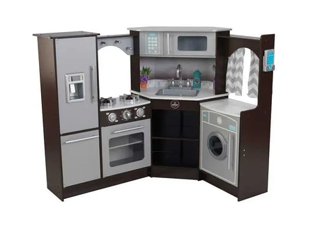 Дитяча кухня кутова KidKraft Espresso, фото 1