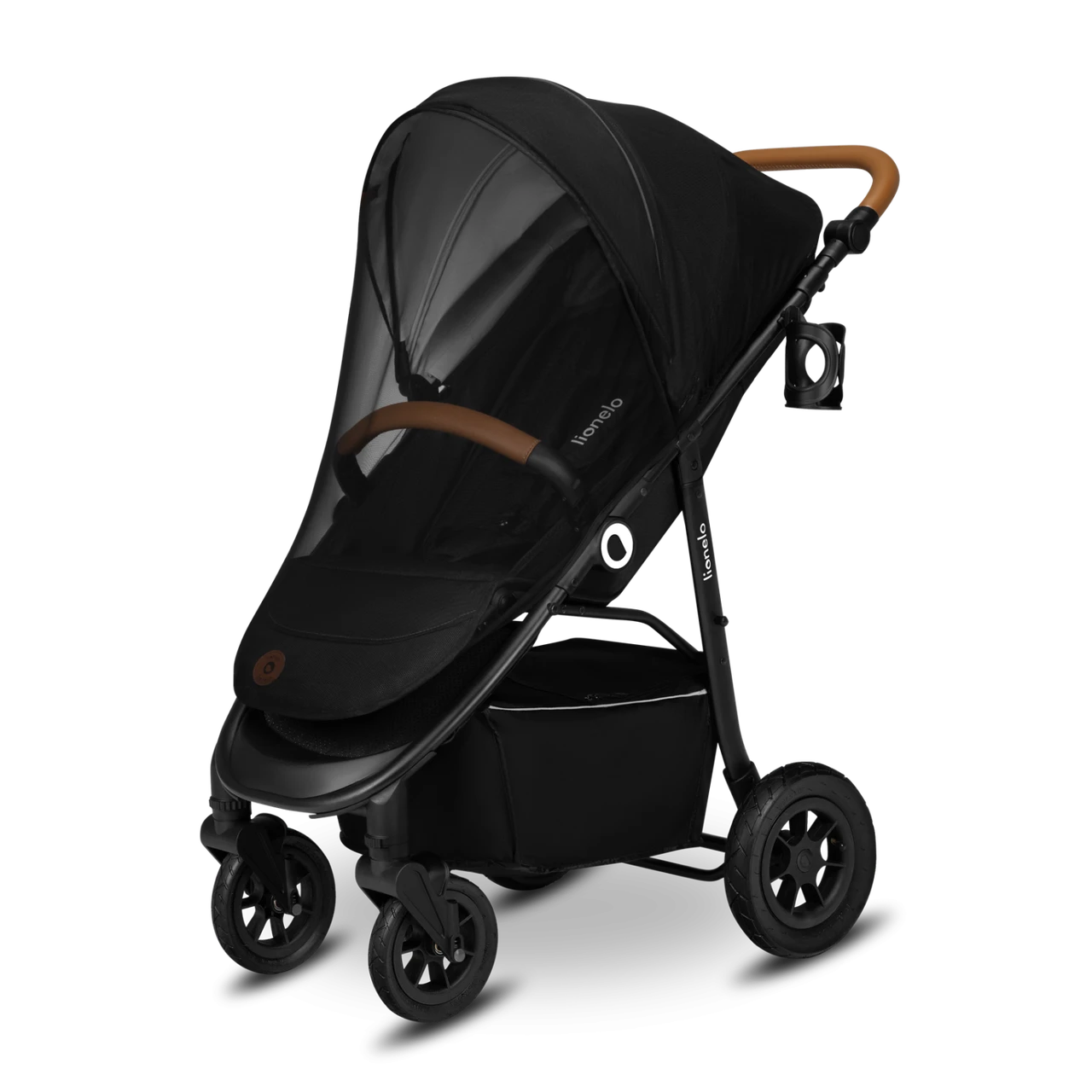 Прогулянкова коляска Lionelo NATT BLACK ONYX