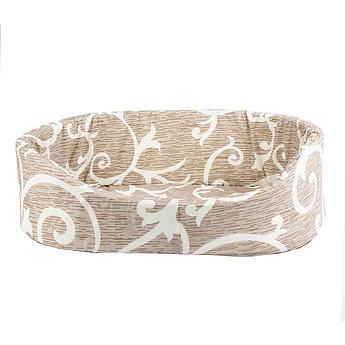 Лежак для собак та котів "Пухнастики" бежевий 44*30*13