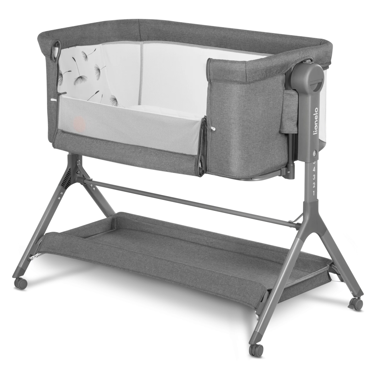 Ліжечко дитяче 3 в 1 Lionelo LEONIE PLUS GREY STONE, фото 1
