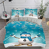 Велюрова постільна білизна полуторна в асортименті, фото 2