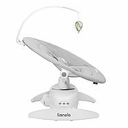 Крісло-гойдалка Lionelo IRIS GREY CONCRETE, фото 2