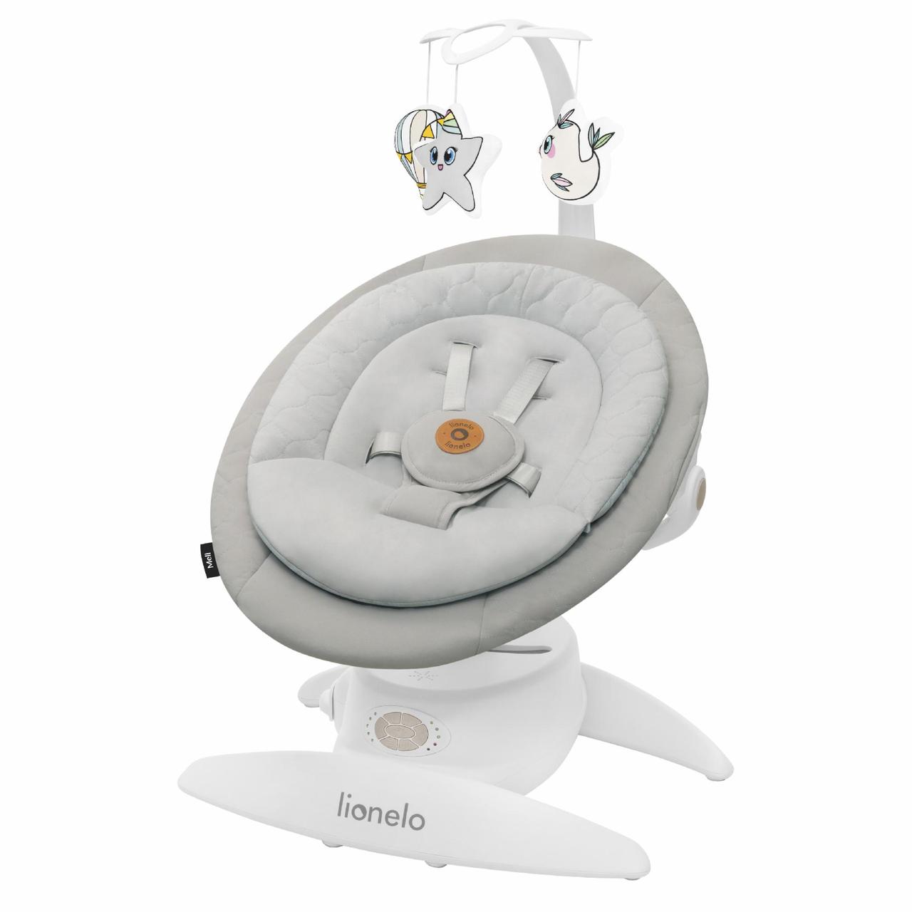 Крісло-гойдалка Lionelo MELL BEIGE SAND, фото 1