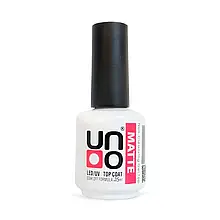 Матовий топ для гель-лаку UNO Matte Top Coat, 15 мл