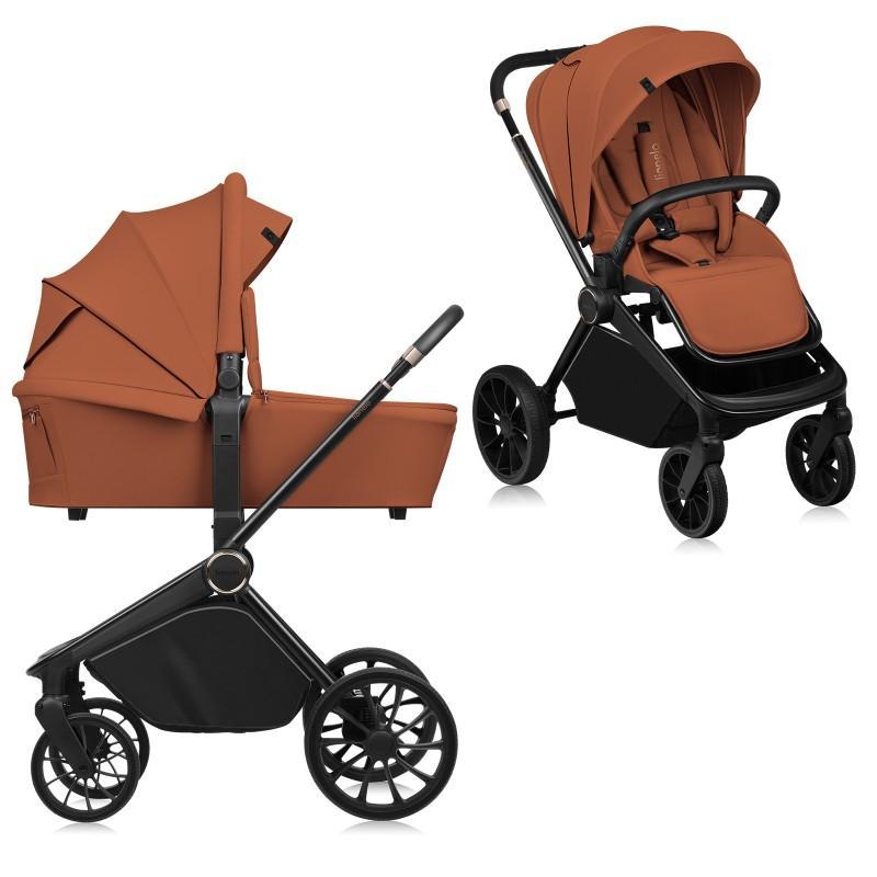 Універсальна коляска 2 в 1 Lionelo MIKA PLUS 2IN1 BROWN RUST