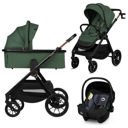 Універсальна коляска 3 в 1 Lionelo LAYLA 3IN1 GREEN FOREST