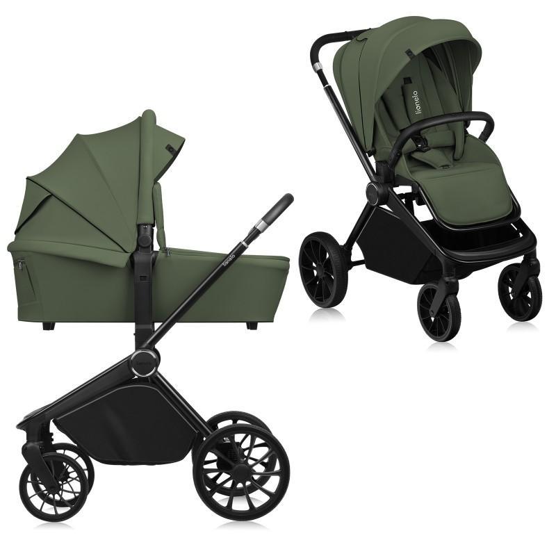 Універсальна коляска 2 в 1 Lionelo MIKA PLUS 2IN1 GREEN OLIVE, фото 1