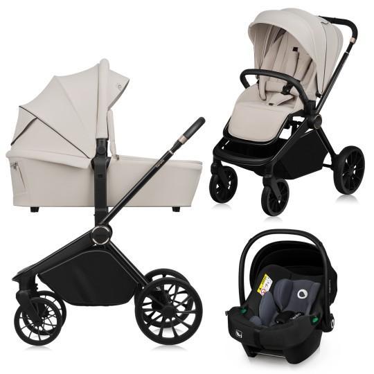 Універсальна коляска 3 в 1 Lionelo MIKA PLUS 3IN1 BEIGE SAND