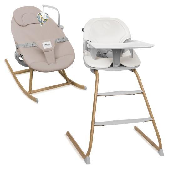 Стільчик для годування Lionelo DALIA SET GREY STONE