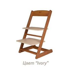 Дитячий стілець WOODY, що росте, колір Ivory (кремовий)