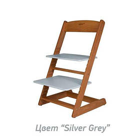 Стілець дитячий WOODY колір Silver Grey (світло сірий)