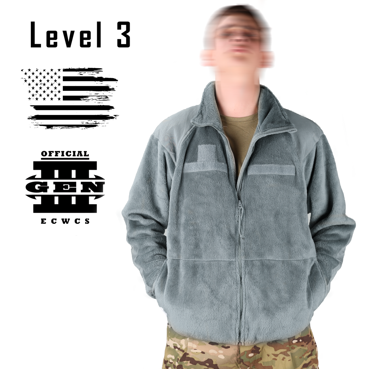 Флісова кофта, Розмір: X-Large Long, ECWCS GEN III Level 3, Колір: Foliage Green, фото 1